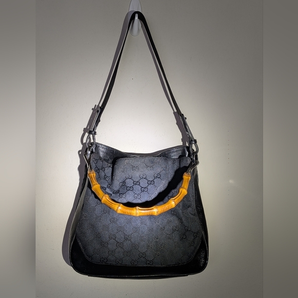 Gucci Handbags - Vintage Gucci Bamboo Monogram Hand And Shoulder Tote Bag Good Condition!